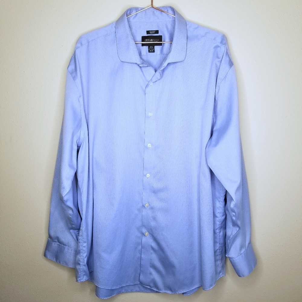 Kenneth cole blue dress shirt (h)